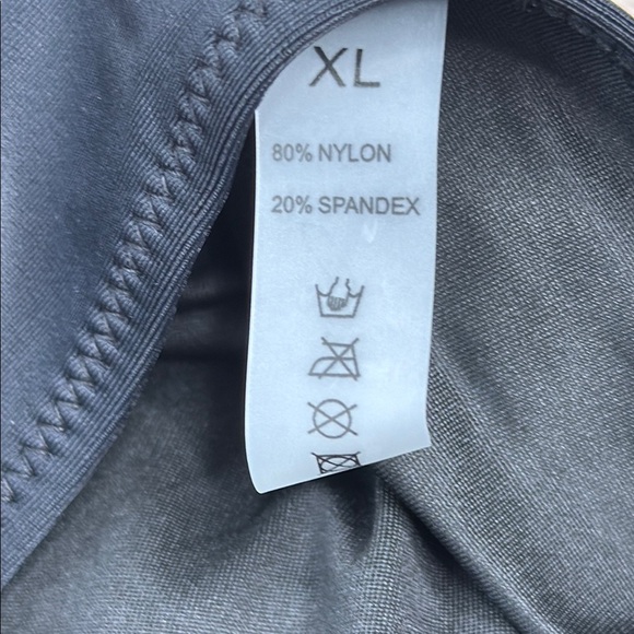 High Waisted Bikini-Set Push Up V Neck Ruched Bottom, Black, Size XL - Picture 6 of 11